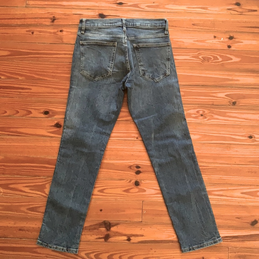 GAP high rise slim straight jeans